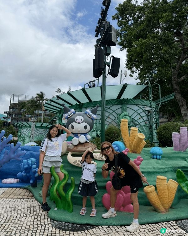 夏日炎炎最爽就係嚟海洋公園玩水消暑！一家大細盡情放電，有得打...