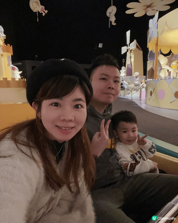 聖誕節的時候一齊去迪士尼玩