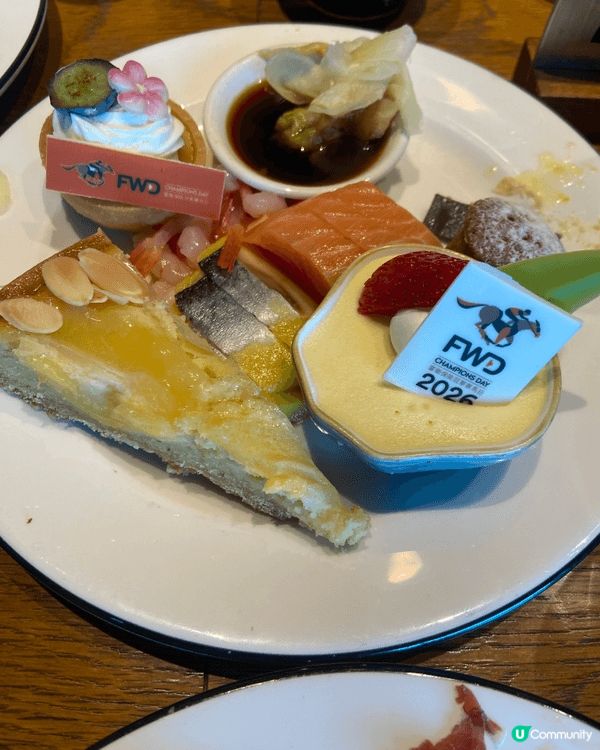 我生日和家人在馬會開心食半自助餐慶祝生日，食物很豐富又美味又...