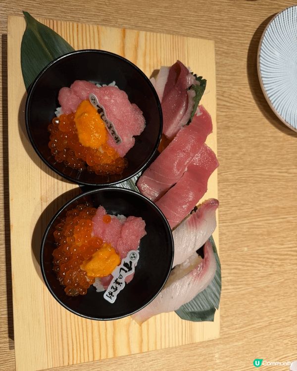 以上三張照片是在皇廷廣場頂層的一間omakase用餐時拍的，...