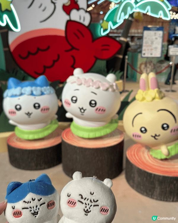 去了旺角朗豪坊Chiikawa pop up store，打...