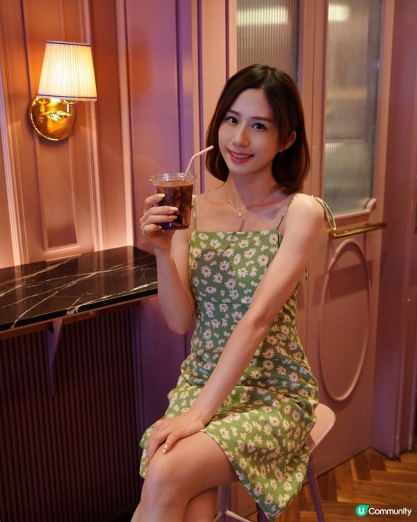 心心眼💖泰國必到粉色復古咖啡店！😍