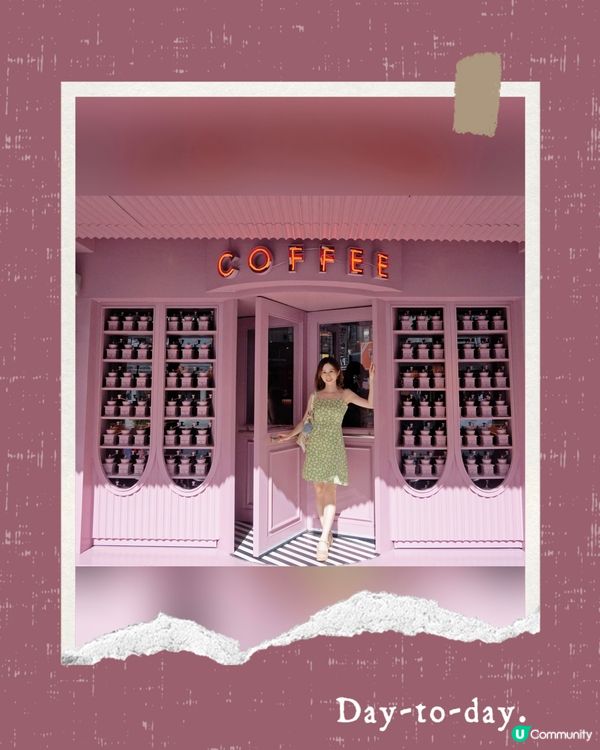 心心眼💖泰國必到粉色復古咖啡店！😍