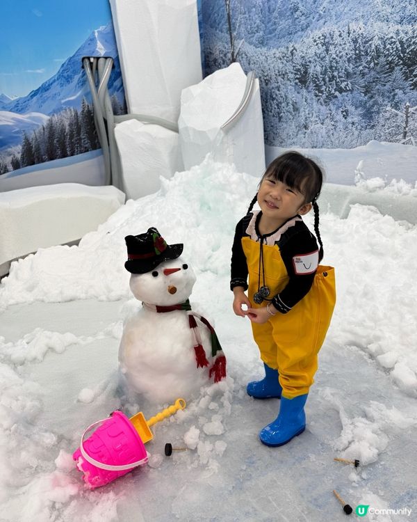 香港都可以玩雪啦！超正！☃️