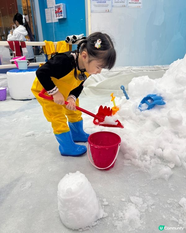 香港都可以玩雪啦！超正！☃️