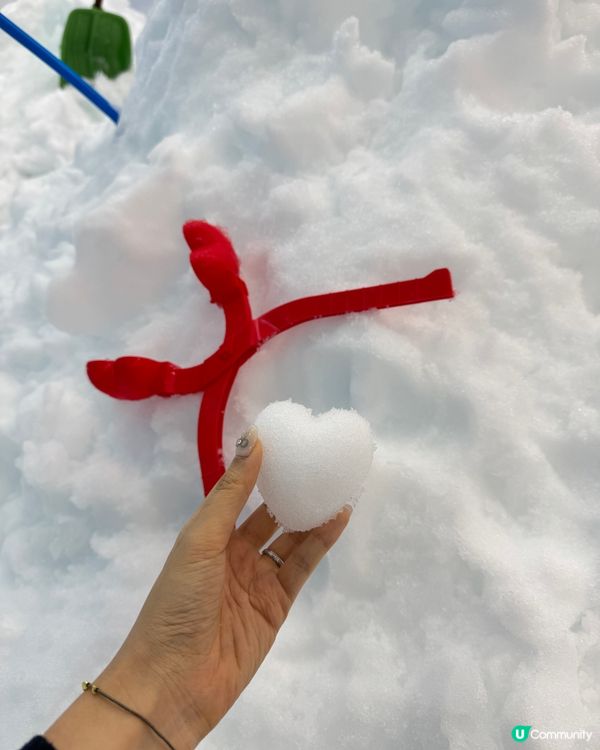 香港都可以玩雪啦！超正！☃️