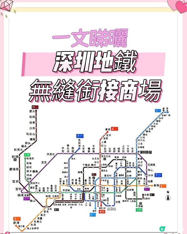 ☀️ 深圳地鐵直達商場攻略 🛍️✨