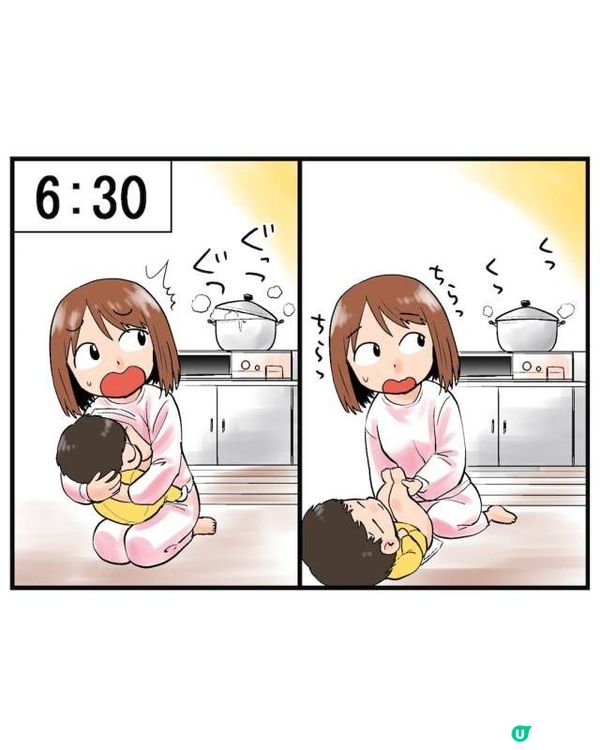 日本漫畫揭新手媽媽24小時噩夢👶由朝忙到黑！豬隊友「1件事」更令人崩潰😖