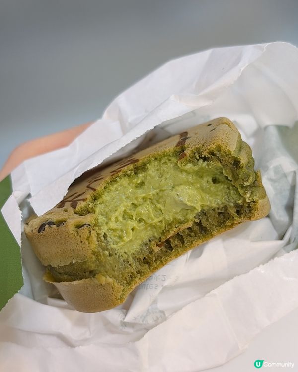 海港城$22小食💚爆餡抹茶吉士大判燒‼️
