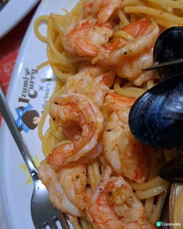 虎蝦青口意大利粉