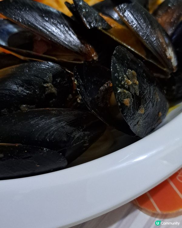 虎蝦青口意大利粉