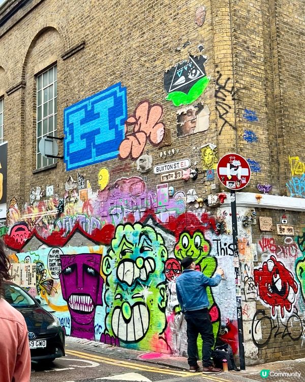 『英國』Bricklane倫敦塗鴉聖地🎨| 朝聖街頭藝術✨