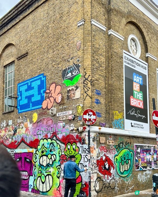 『英國』Bricklane倫敦塗鴉聖地🎨| 朝聖街頭藝術✨