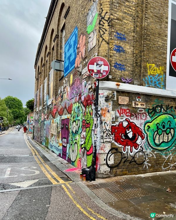 『英國』Bricklane倫敦塗鴉聖地🎨| 朝聖街頭藝術✨