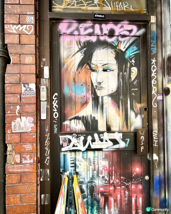 『英國』Bricklane倫敦塗鴉聖地🎨| 朝聖街頭藝術✨