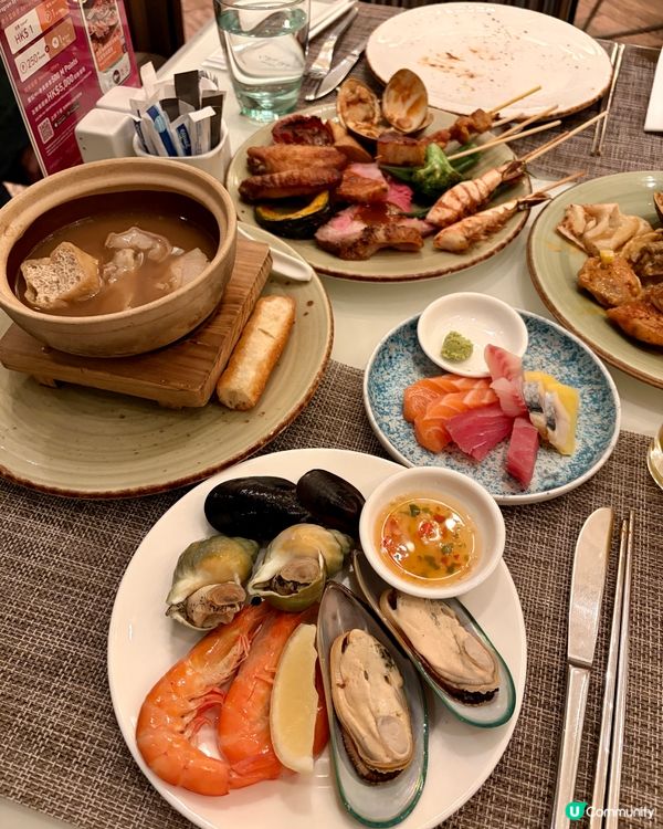 美麗華酒店Yamm Lunch Buffet 買一送一‼️