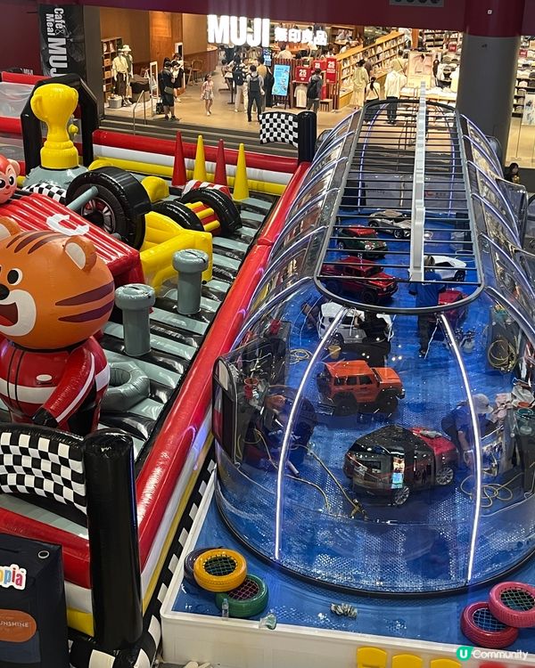 放電放電⚡️暑假車車樂園！🏎️🚗💦