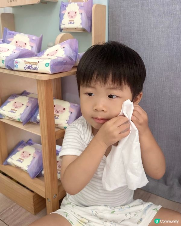 順順兒極親膚乾柔巾，育兒好物