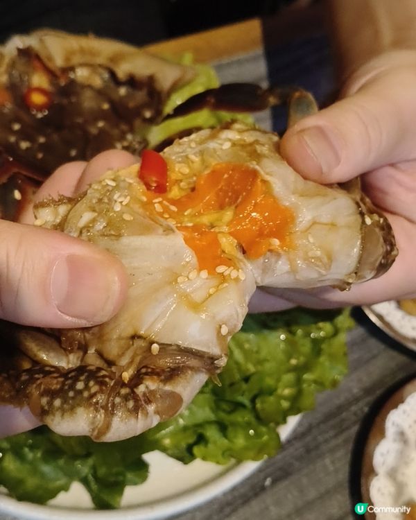 韓燒放題加一蚊食爆膏醬油蟹，仲送牛扒及蛋糕