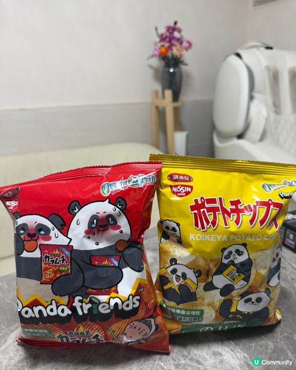 日清湖池屋c海洋公園Panda Friends薯片