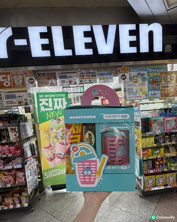 韓國7–11限定水怪水果杯加零食套裝