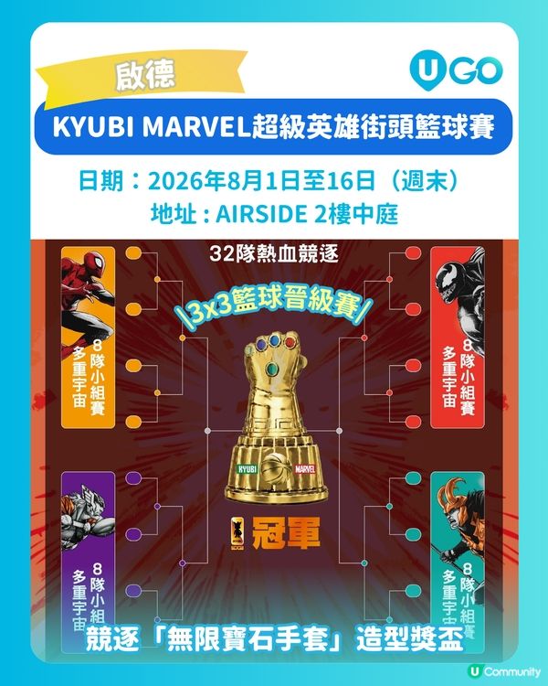 【超級英雄街頭籃球賽登陸啟德！🏀】                                                 