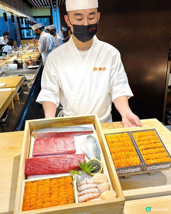 最近朋友生日想食好D訂左深圳🥢鮨響滿•Omakase