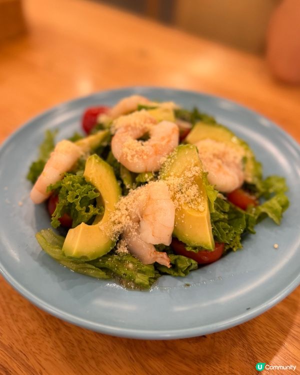牛油果蝦仁沙律😍🥑🌿