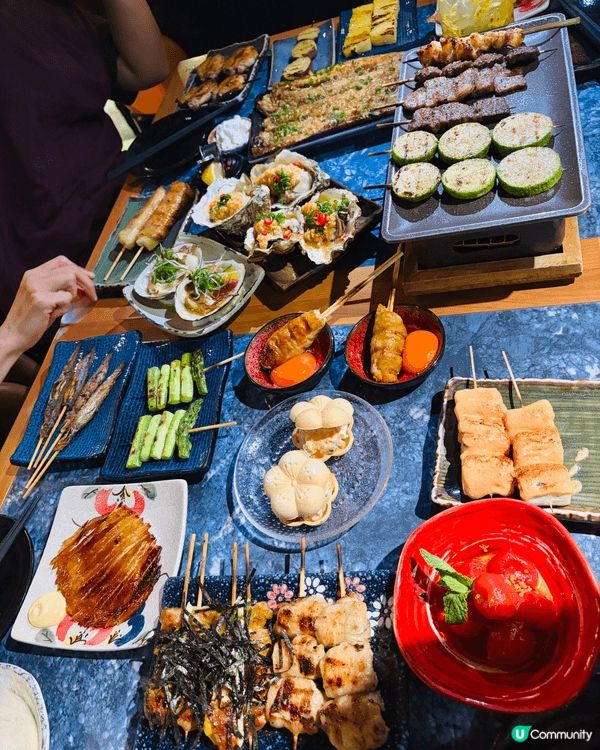 每次約朋友嚟燒烤堂食嘢都非常開心🥰，叫到一枱都係，非常豐富，...
