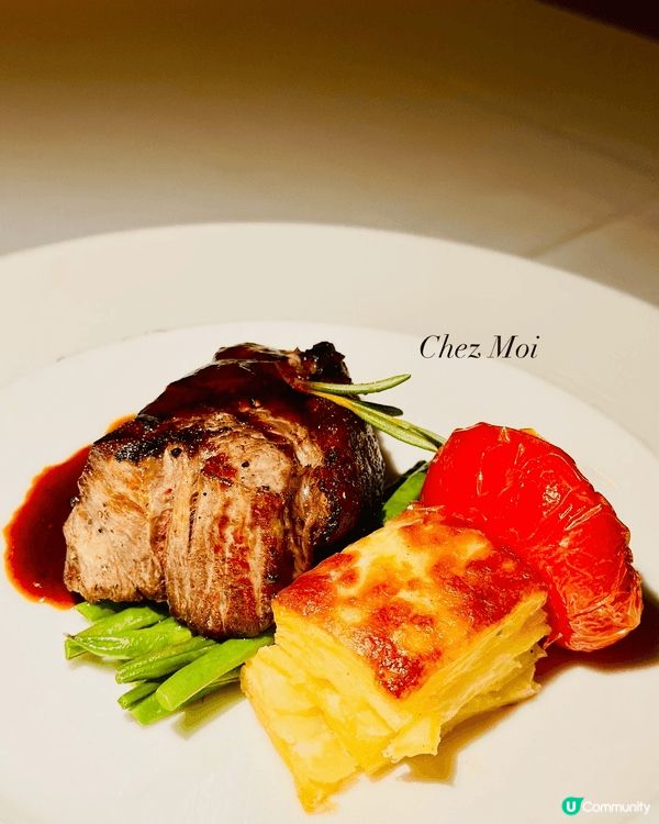 Chez Moi主打高性價比高質西餐，晚市以600元的價格可...