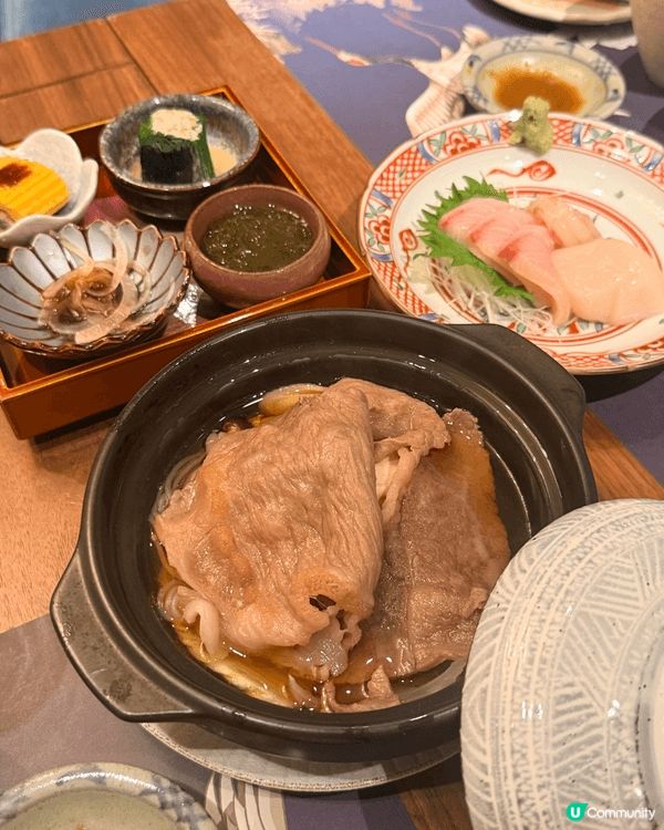 灣仔心一影，那天因團體包房，吃了刺身、壽司、壽喜燒、鰻魚飯，...