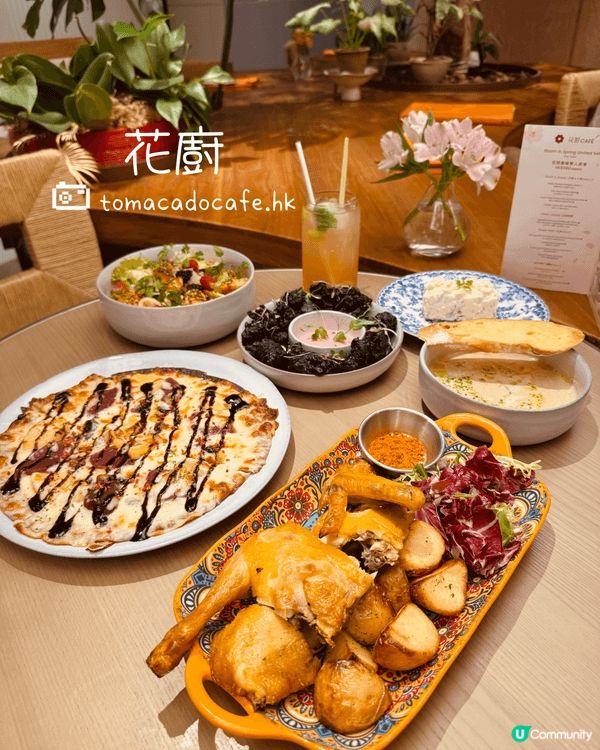 花廚cafe登陸啟德😍以綠意空間打造城市中嘅森系客廳🌿 城市...