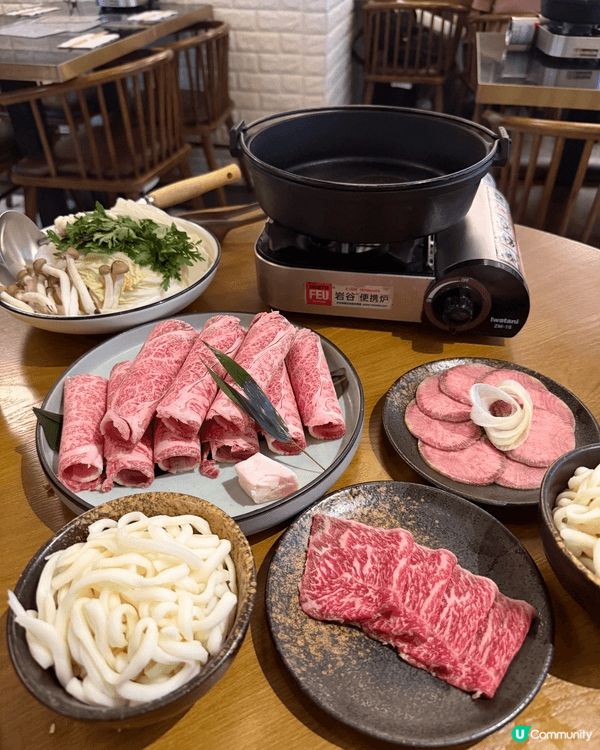 旺角超抵高質壽喜燒👍🏻日本九洲A5和牛🇯🇵