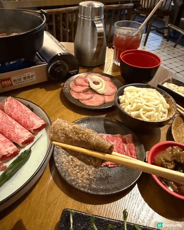 旺角超抵高質壽喜燒👍🏻日本九洲A5和牛🇯🇵