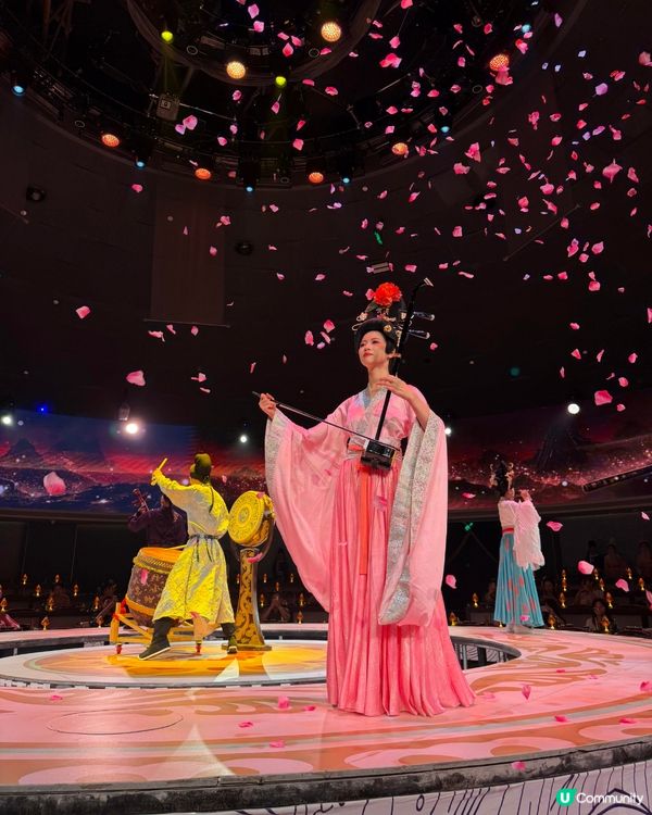 深圳新開宮廷宴會餐廳🎉360°環幕光影+旋轉舞台欣賞七幕表演✨提供漢服體驗！