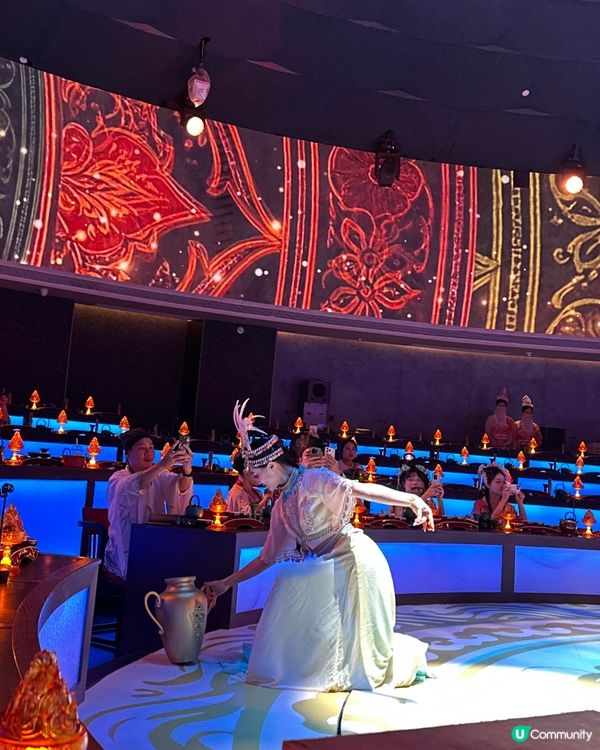 深圳新開宮廷宴會餐廳🎉360°環幕光影+旋轉舞台欣賞七幕表演✨提供漢服體驗！