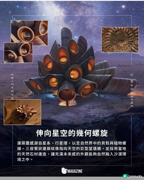 沙特阿拉伯迎來觀星聖地 AlUla Manara｜ 結合觀星、頂級沙漠住宿與展覽空間                                                    