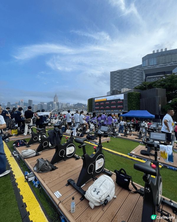 這些照片拍攝於尖沙咀，記錄了早前參與永明金融舉辦的「Ride...