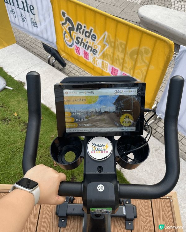 這些照片拍攝於尖沙咀，記錄了早前參與永明金融舉辦的「Ride...