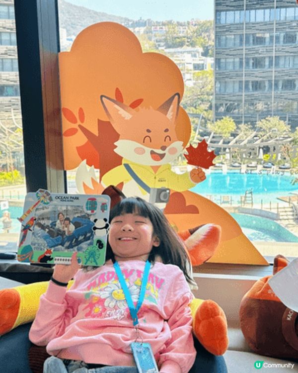 第一次同女女去海洋公園同旁邊嘅萬豪酒店住咗一晚，Sanrio...