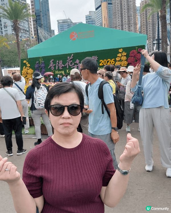 這3張圖片是我和家人一起在維多利亞公園花卉節拍攝的照片。