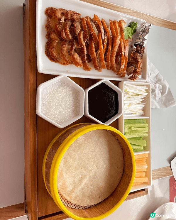 肉肉大米，片皮鴨，薯條配雜錦，