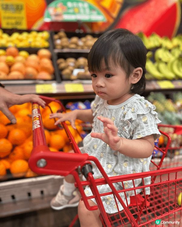 我推薦同小朋友去超市 可以令佢地認識唔想食物名稱同一齊參與購...