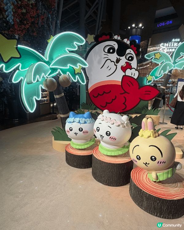 旺角朗豪坊的chikawa 展覽打卡地，很多可愛又美麗的展品...