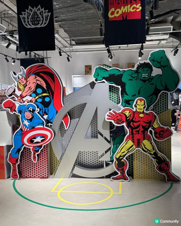 啟德英雄集結🦸‍♂️Marvel期間限定POP UP🤣