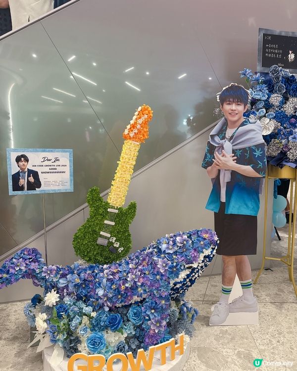 睇Ian演唱會前Pop up打卡位。