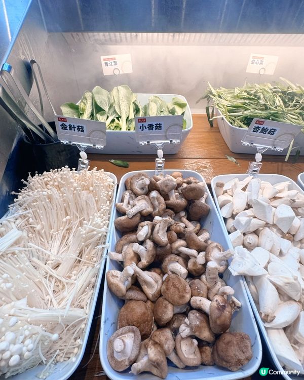 自助吧檯🫜 超過70種無限供應的食材🥣🌽🍅🥦🍉