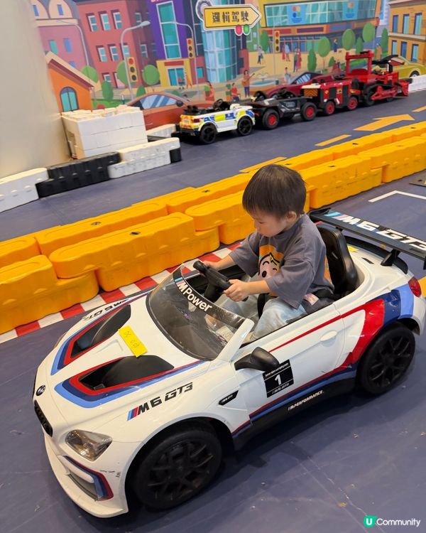 做小車手🚘室內親子活動