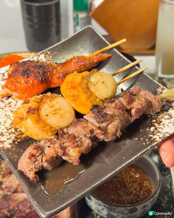 銅鑼灣$50/3串必追加串燒🍢抵食