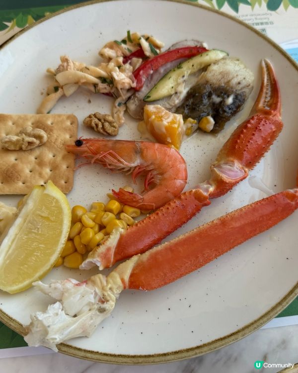 香港富麗敦海洋公園酒店星耀廳食自助午餐